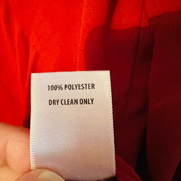 Bailey 44 Red Ruffled Layered Long Sleeve Blouse Size Large - Picture 4 of 11